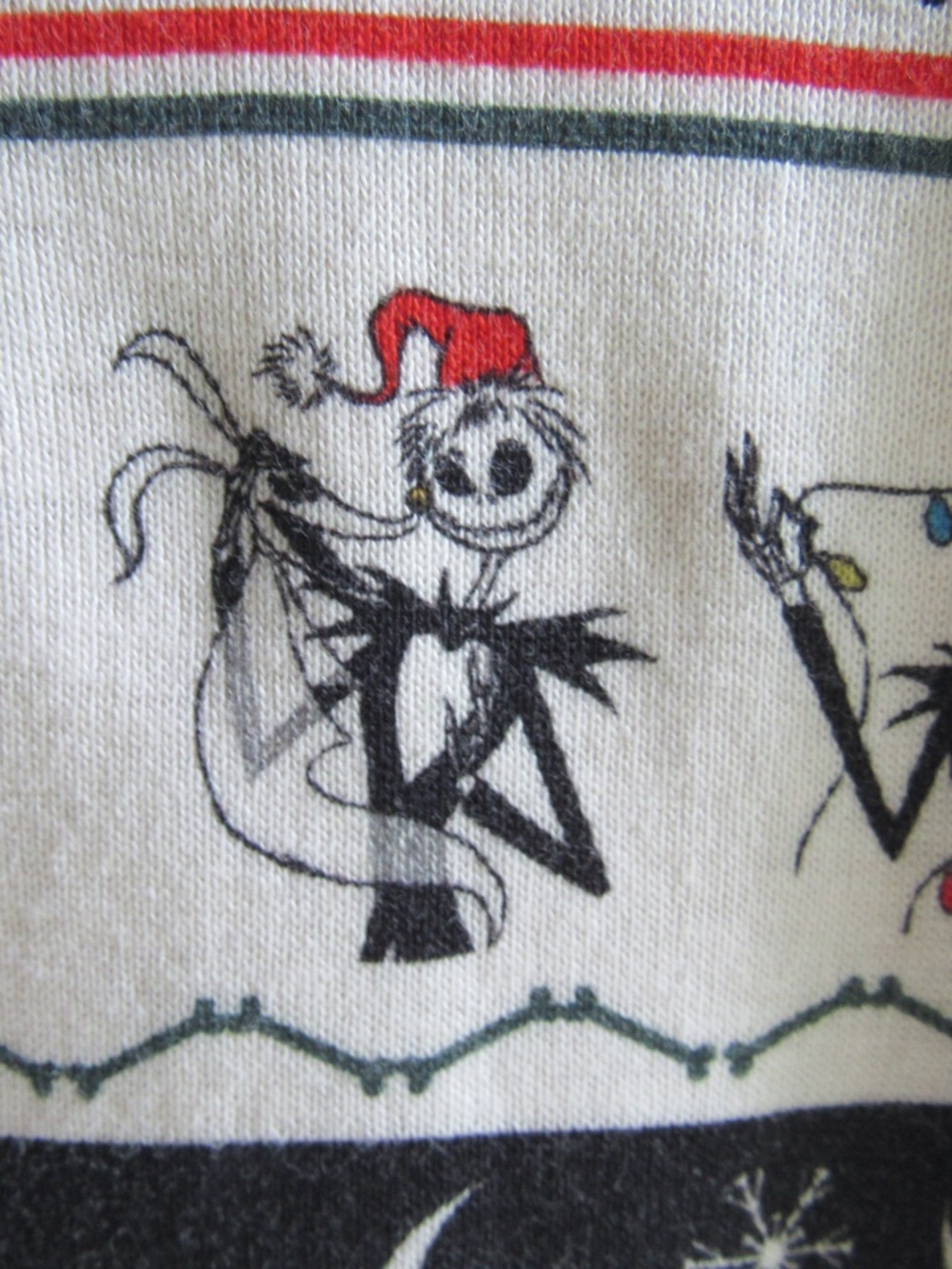 Disney Nightmare Before Christmas Pajama Top Long John Hanna Andersson S Jack